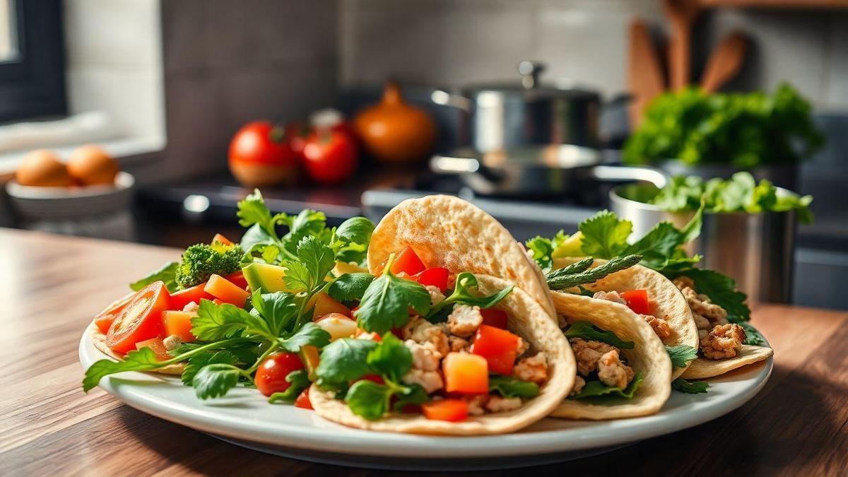 Como Fazer Wraps Rápidos e Saudáveis em Casa