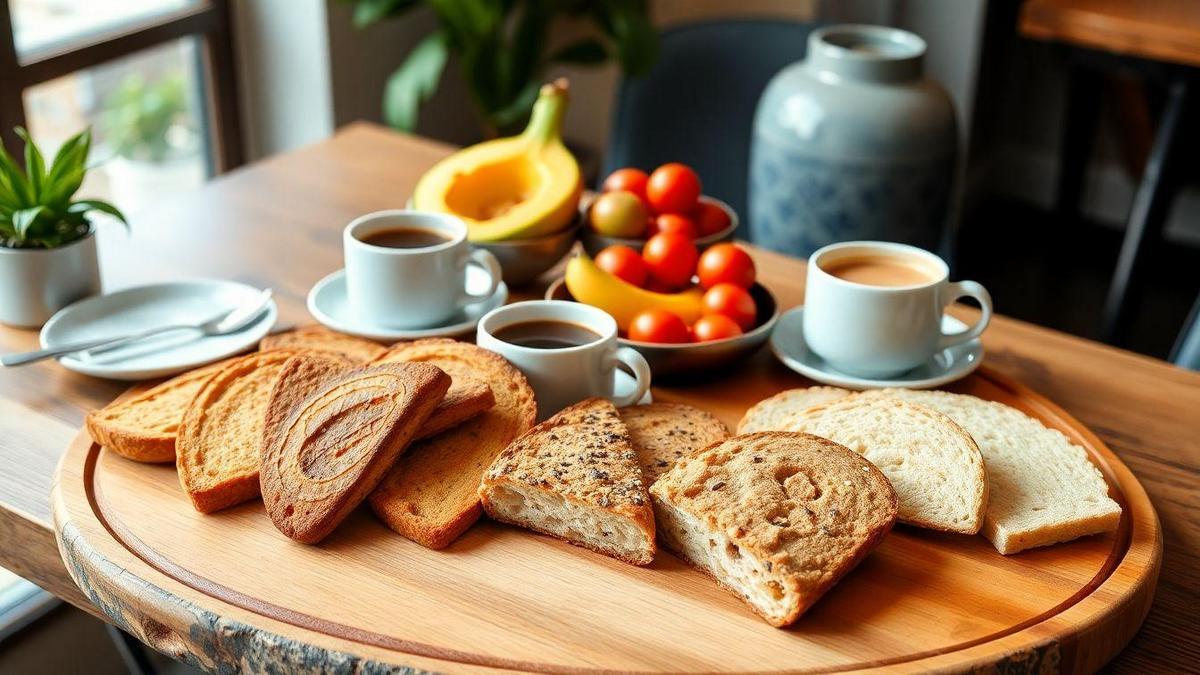 Opções de Pães Sem Glúten e Low Carb