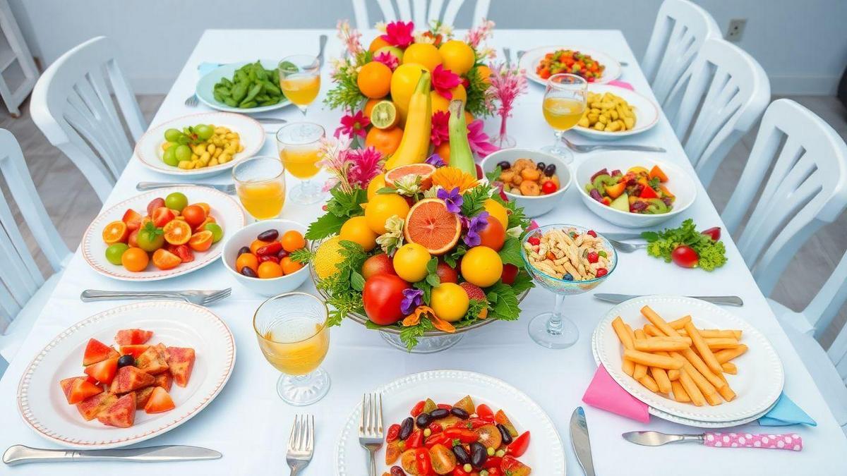 Pratos Coloridos e Saudáveis para Festas