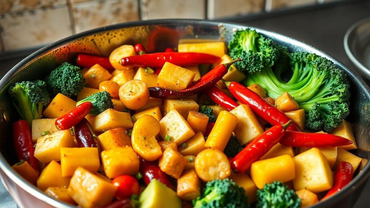 Variedade de Legumes para Assar