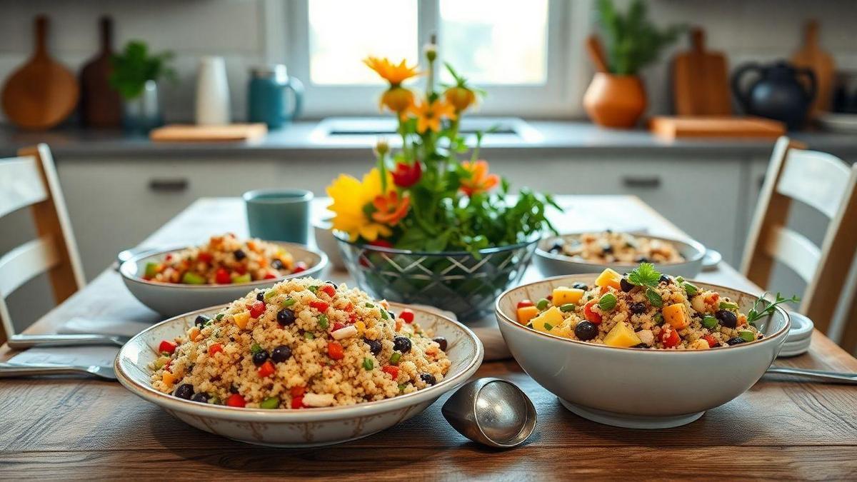 Variedades de Pratos com Quinoa
